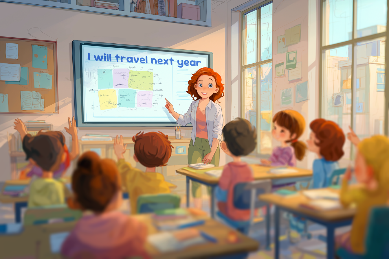 تعلم اللغة الانجليزية وزمن المستقبل البسيط الأن أسهل