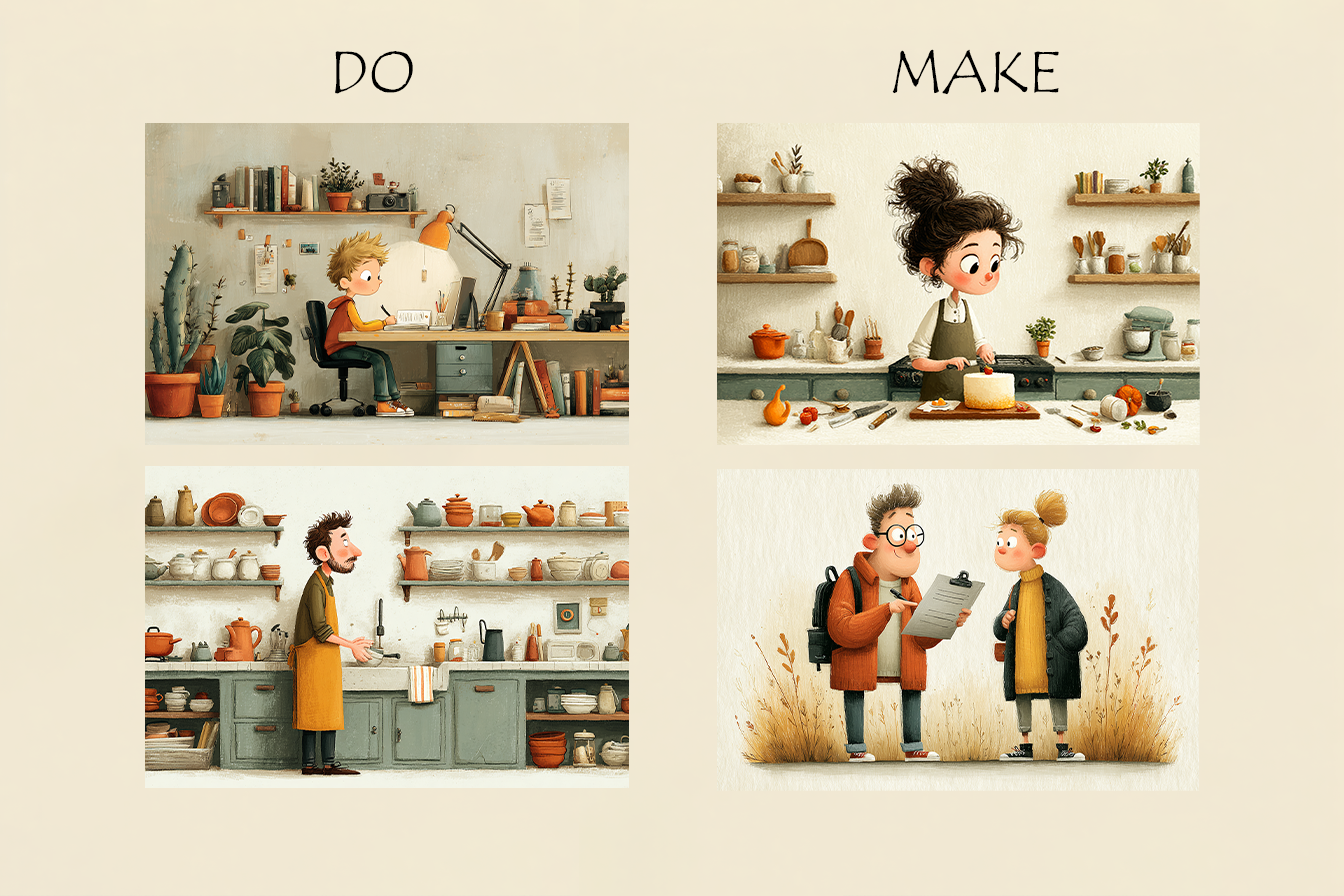 الفرق do make