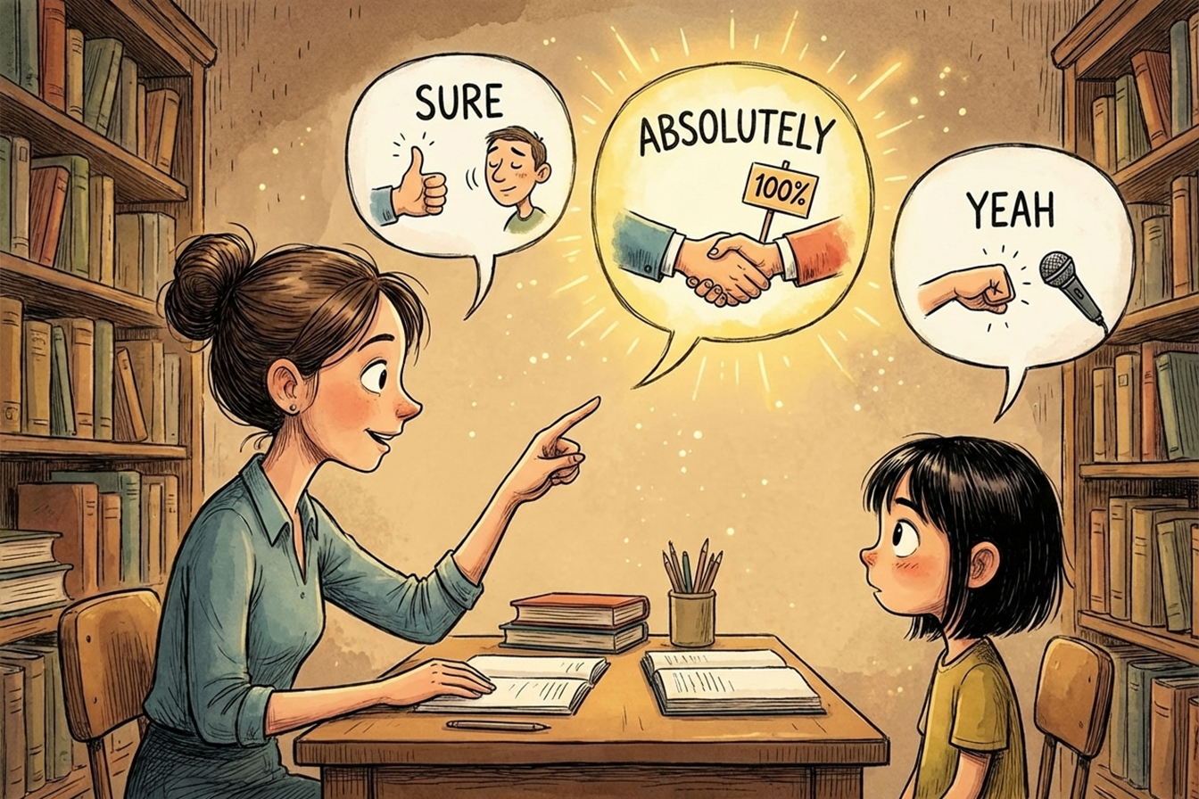 تعابير الموافقة