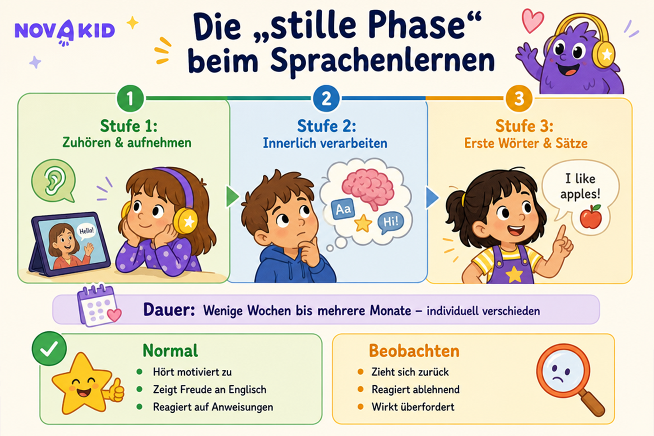 Wie Kinder mit Novakid online Englisch lernen