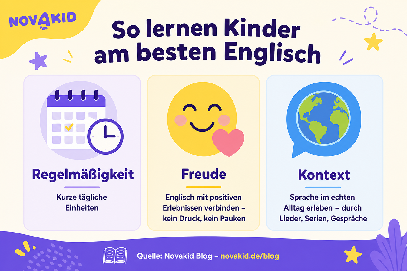 So lernen Kinder am besten Englisch