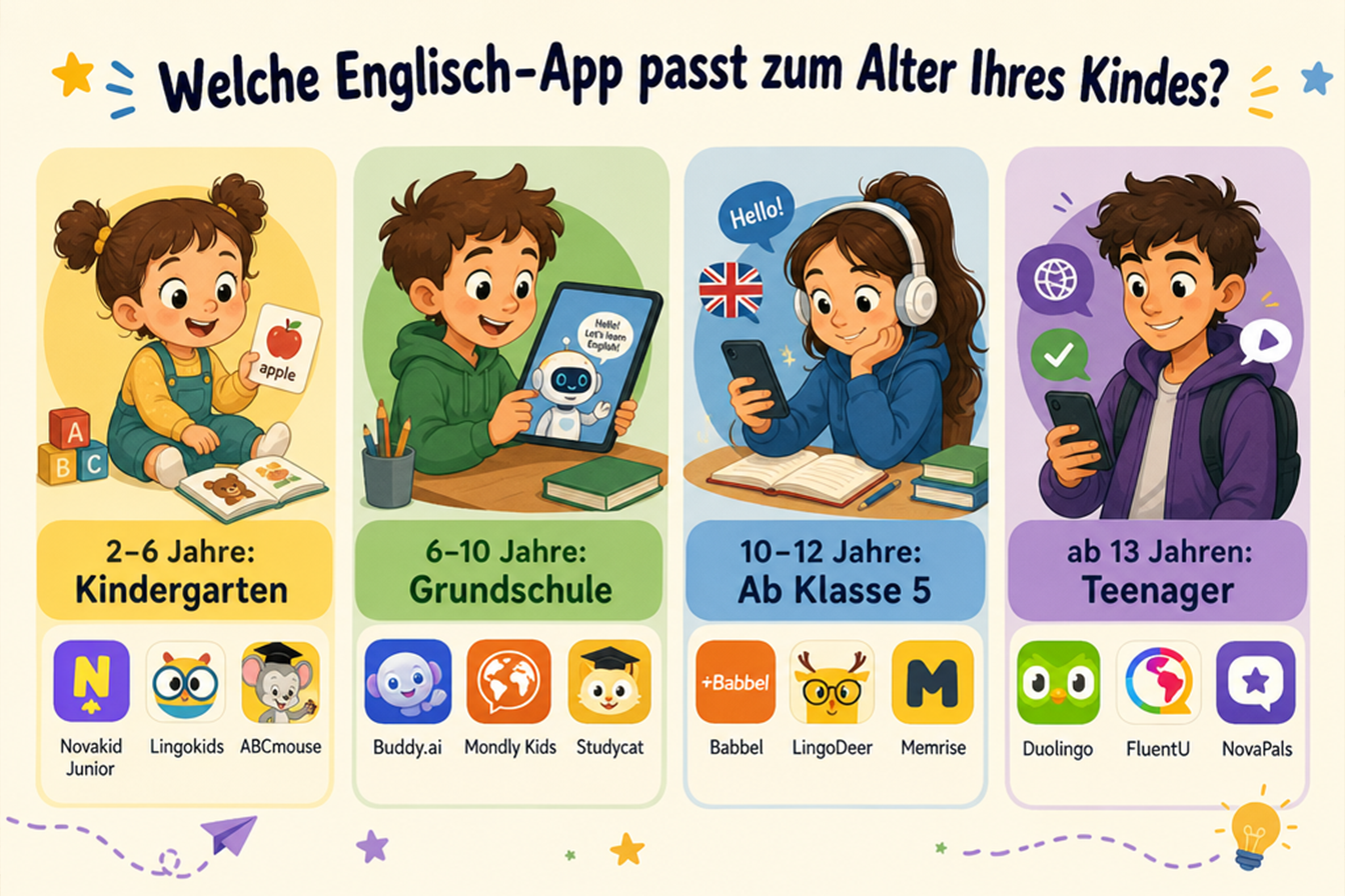 Englisch lernen Kinder App