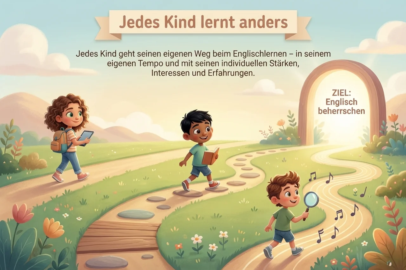 Jedes Kind geht seinen eigenen Weg beim Lernen