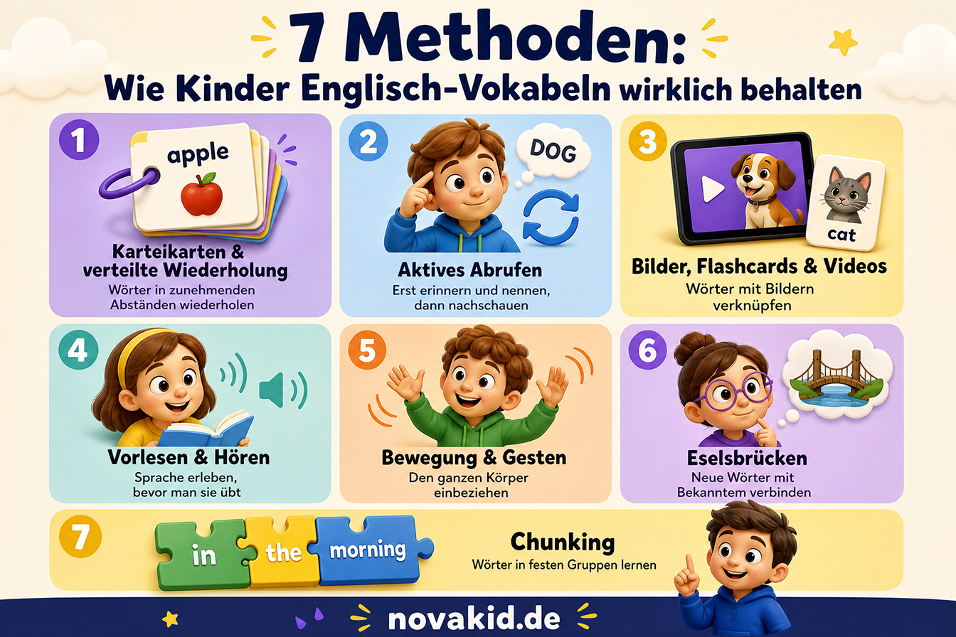 Englisch Vokabeln lernen: 7 Methoden