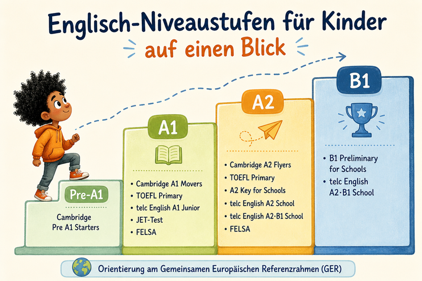Englischprüfungen für Kinder im Überblick