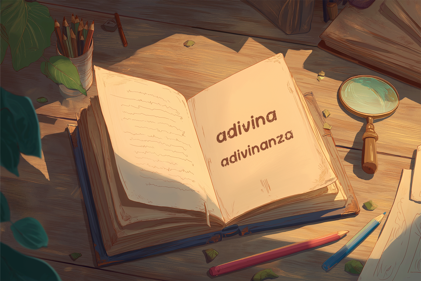 Un libro abierto donde se puede leer adivina adivinanza