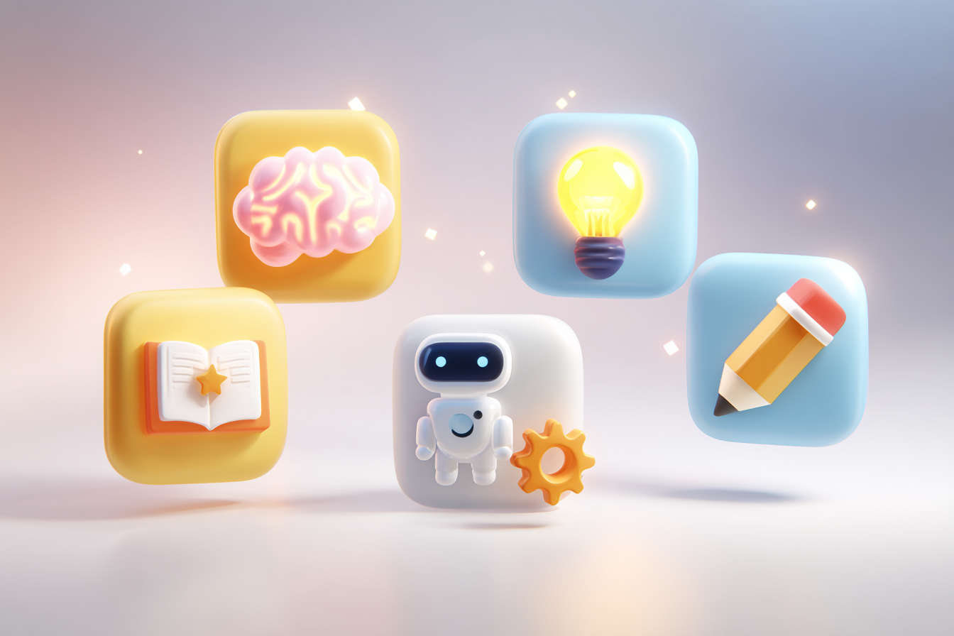 5 emoticonos que evocan la inteligencia artificial en la educación