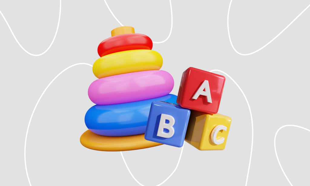 Juguetes para niños para aprender inglés