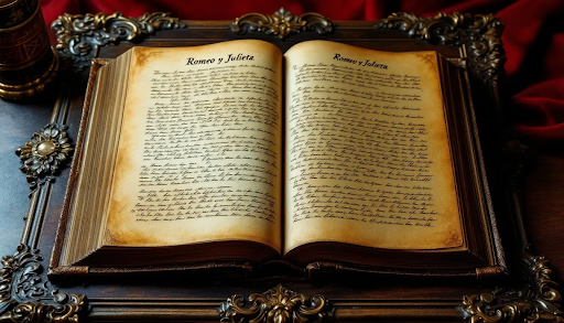 Libro representativo de Romeo y Julieta.
