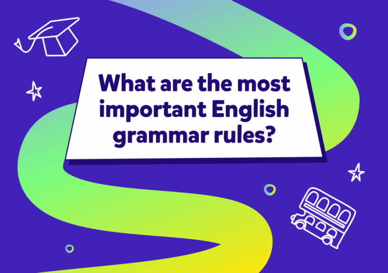 Clases de inglés para niños: reglas clave de gramática que deben conocer
