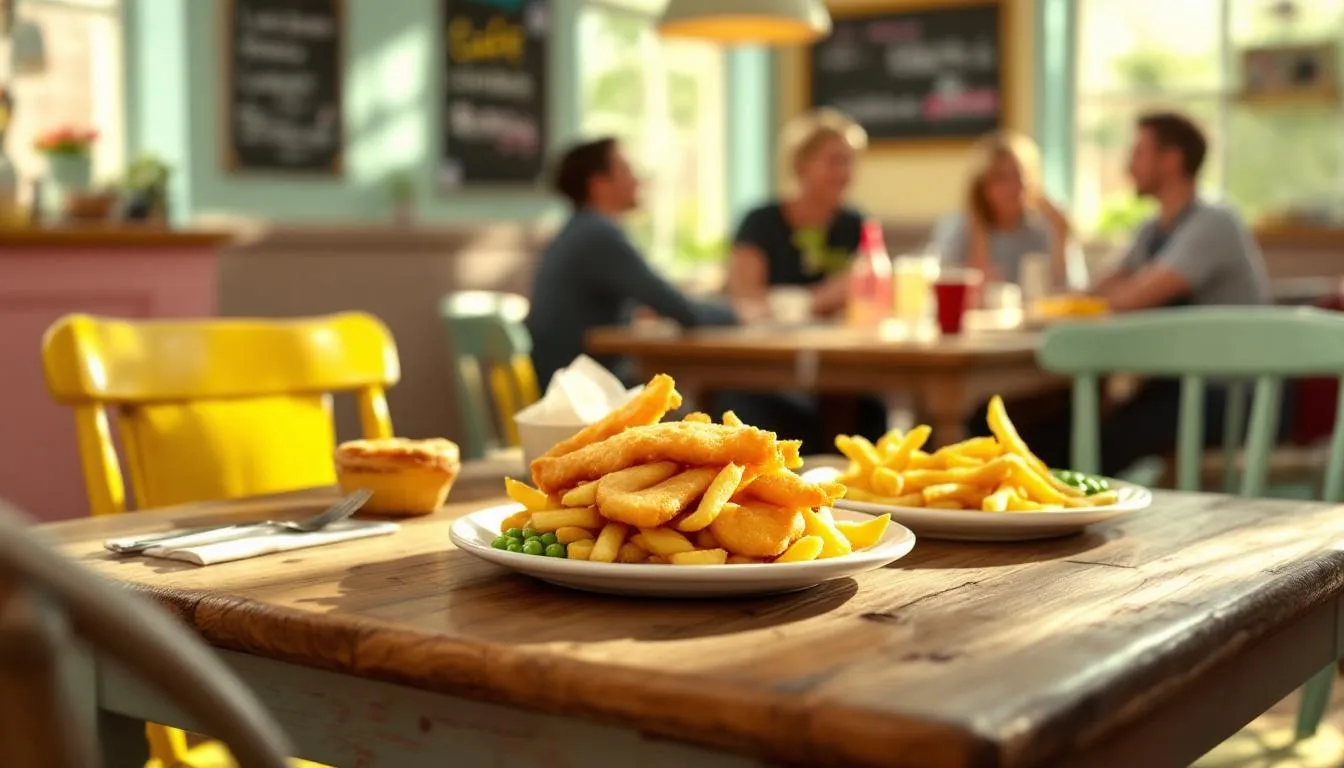 Imagen de un plato de Fish and Chips