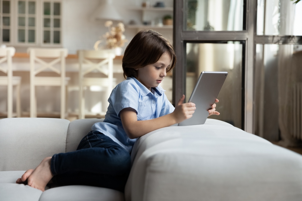 Enseñar a los niños a navegar por el dispositivo