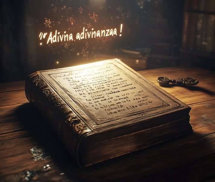Un libro que dice Adivina, adivinanza