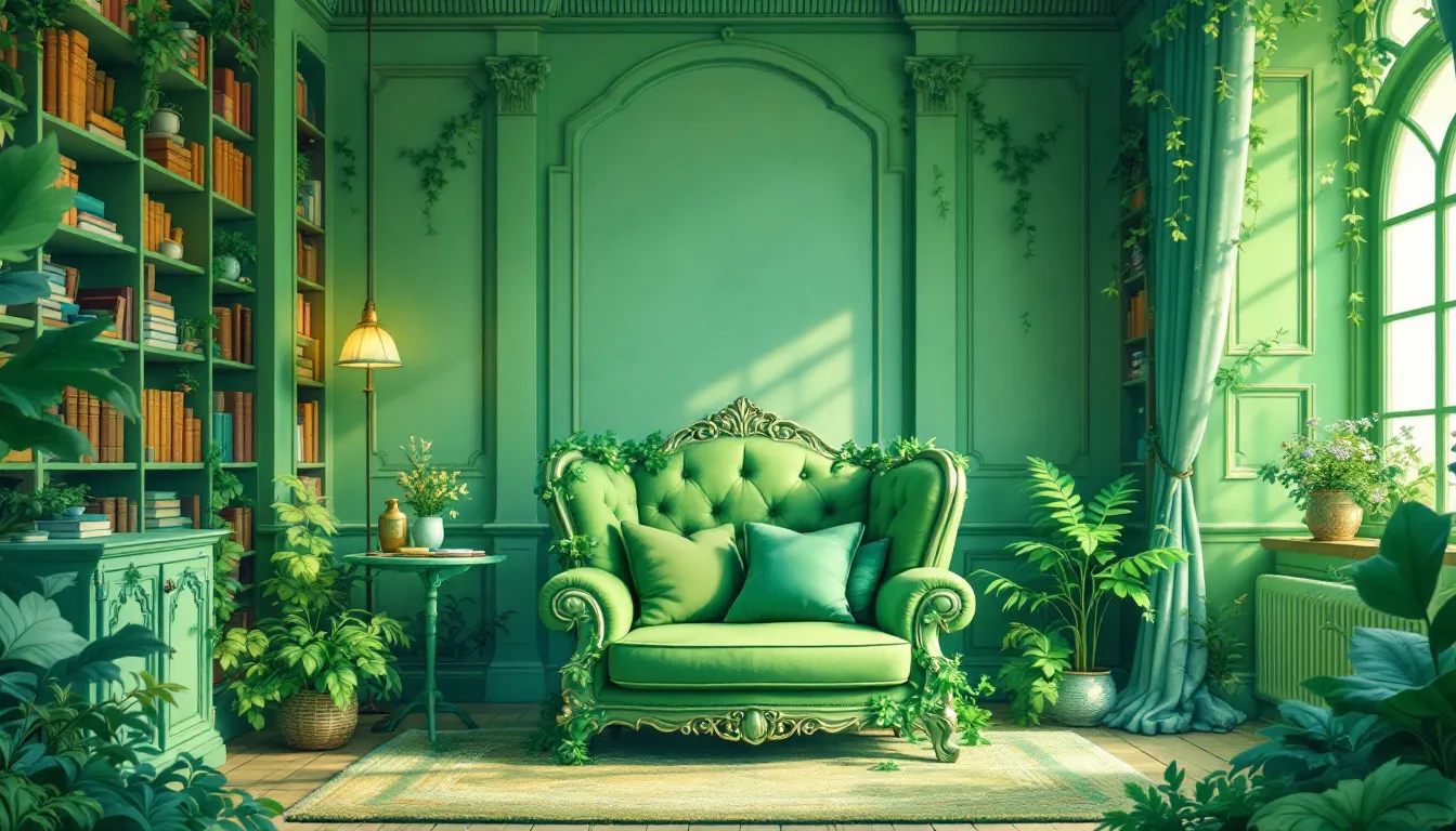 Representación del color verde