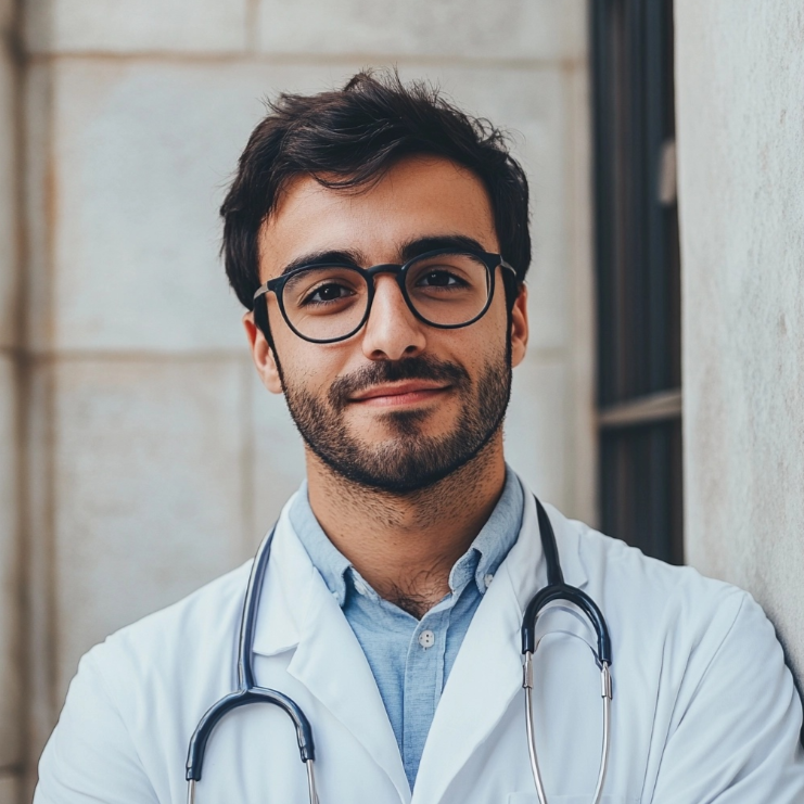 Una imagen de un doctor.