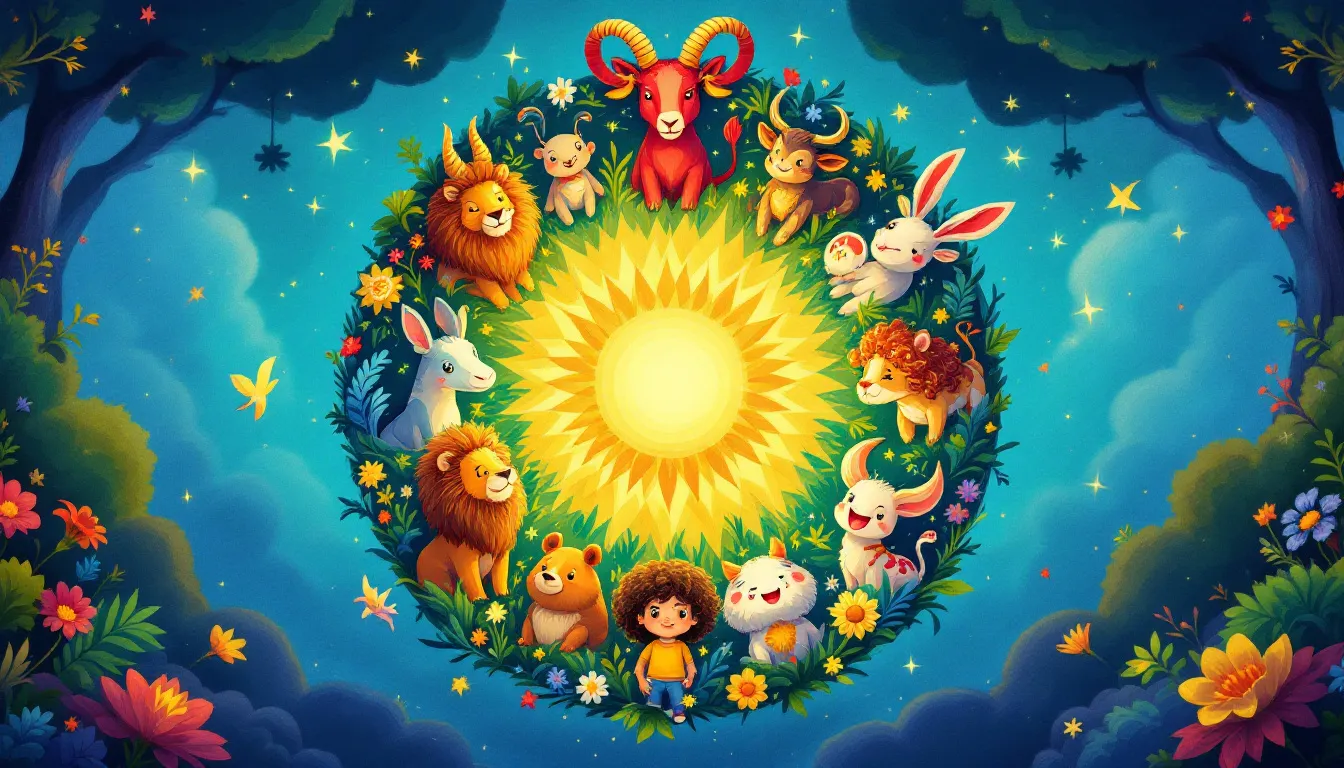 Una imagen representativa de los signos del zodiaco.