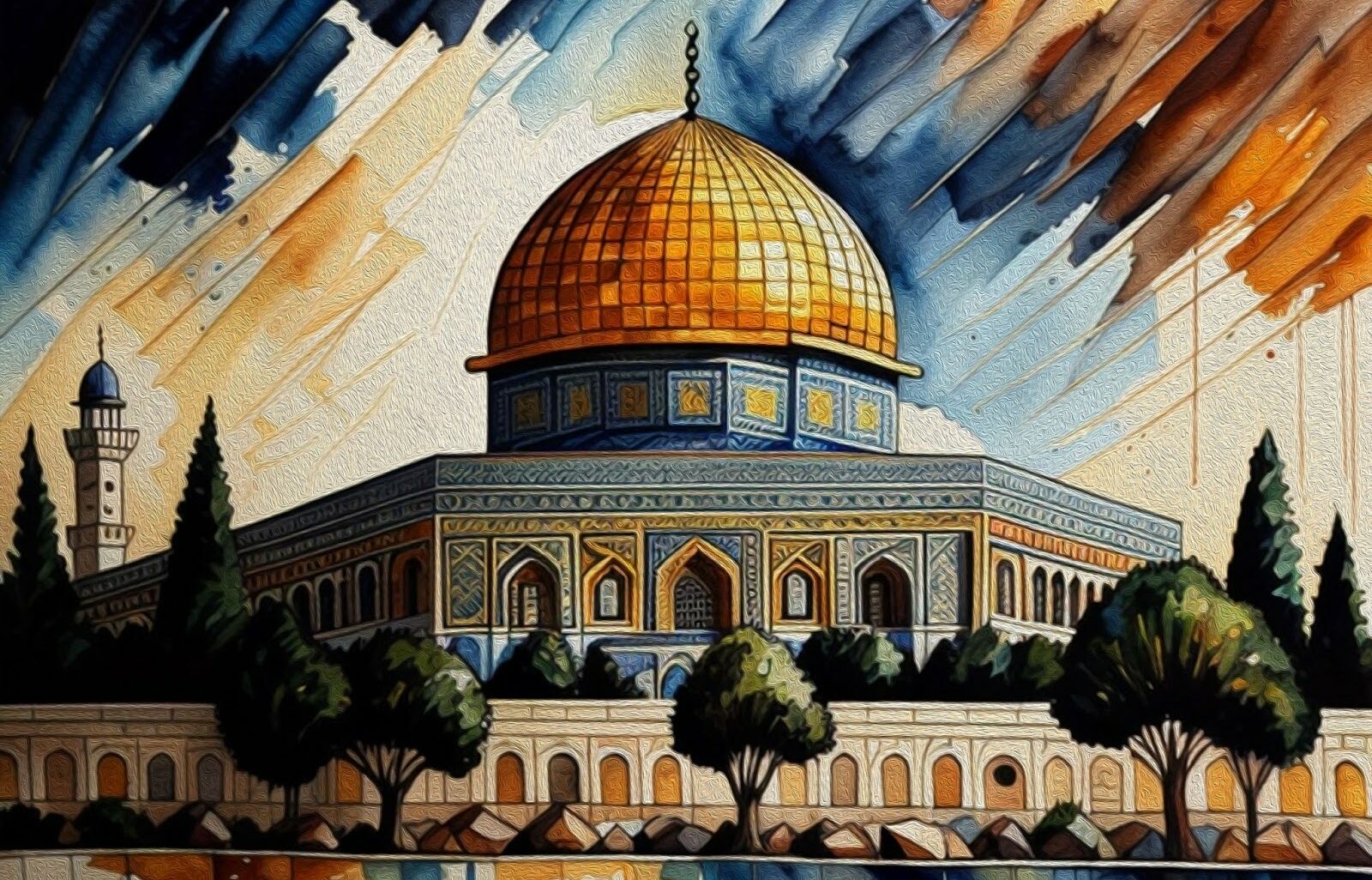 חסידי האיסלאם מאמינים גם הם שירושלים היא עיר קדושה, והם בנו כיפת זהב מפוארת בשם כיפת הסלע