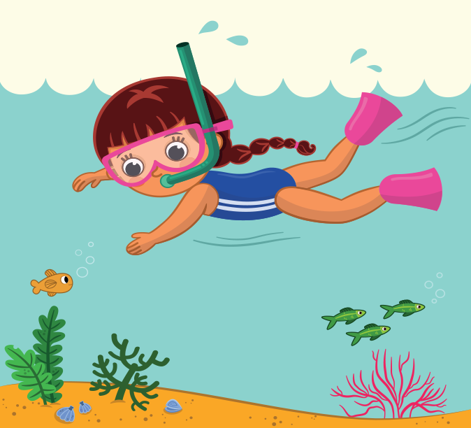 שנורקלינג במים