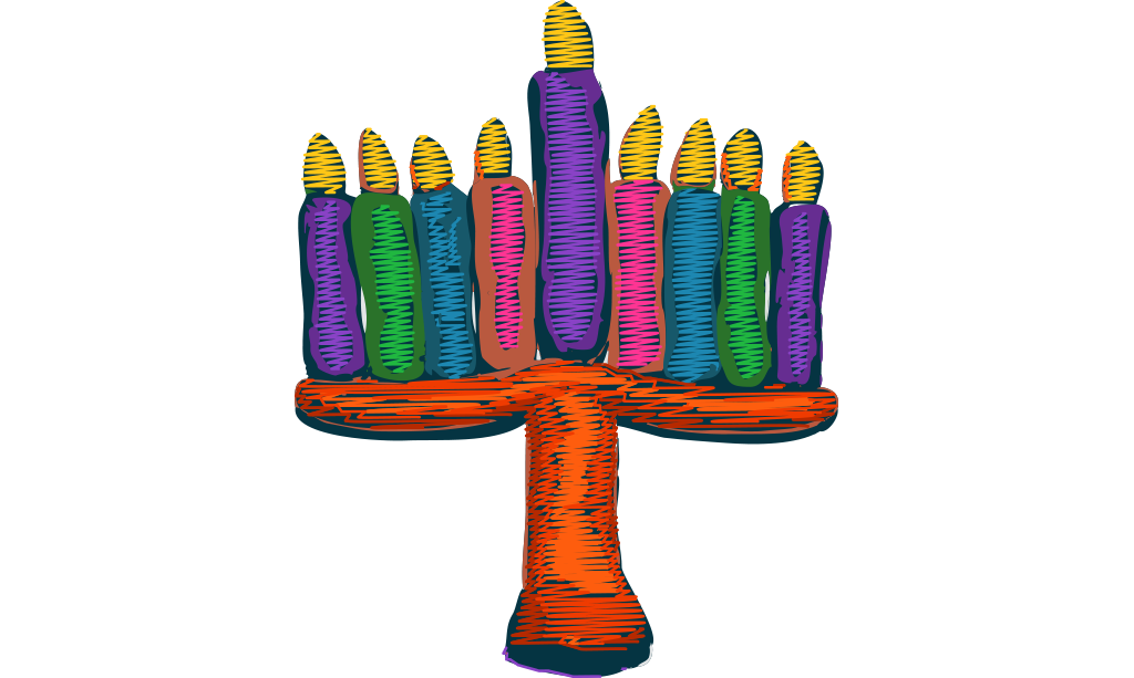 חנוכיה ביצירה ביתית
