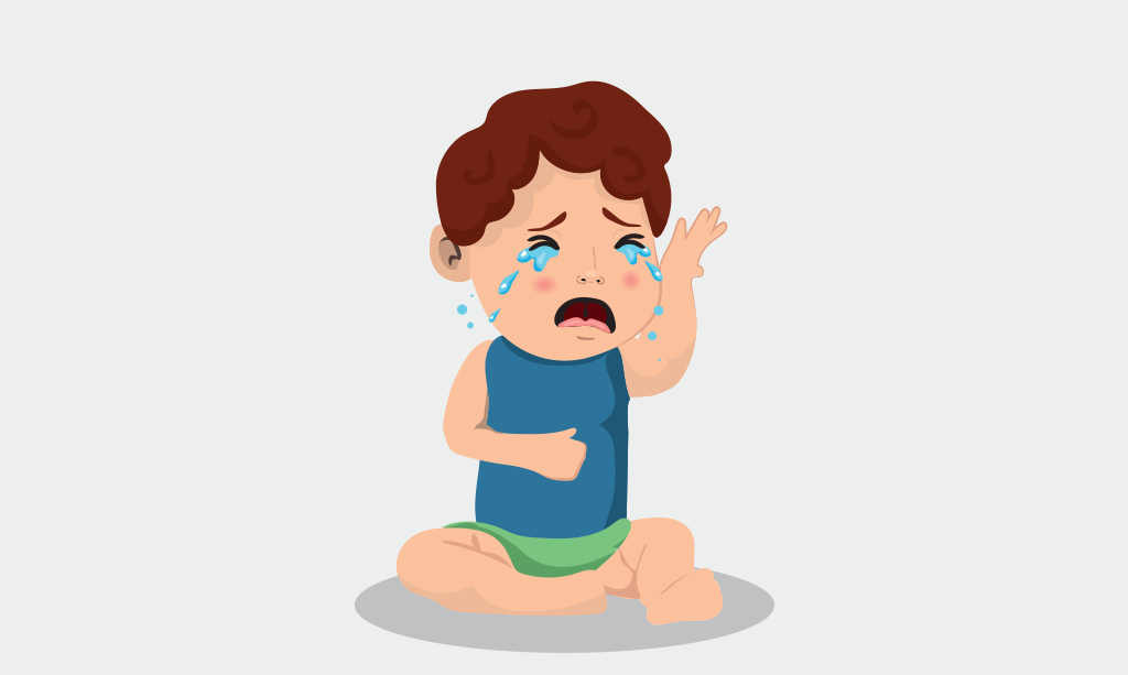 תינוק עצבני וחסר מנוחה