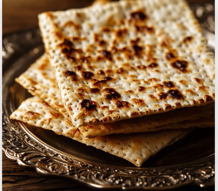 מצה בקערת ליל הסדר