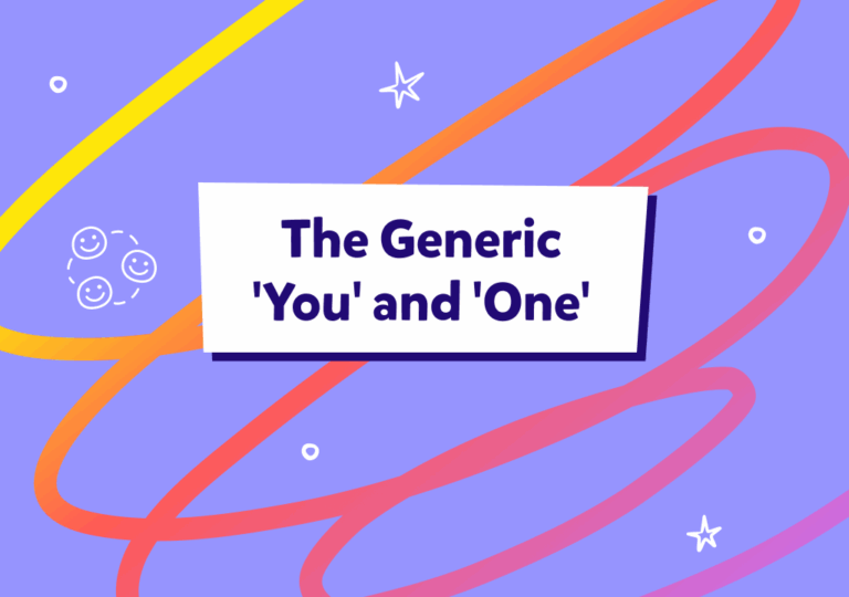 להשתמש ב-You או ב-One? מדריך פשוט על כינויי גוף כלליים | The Generic “You” and “One”: Using Pronouns to Speak About People in General