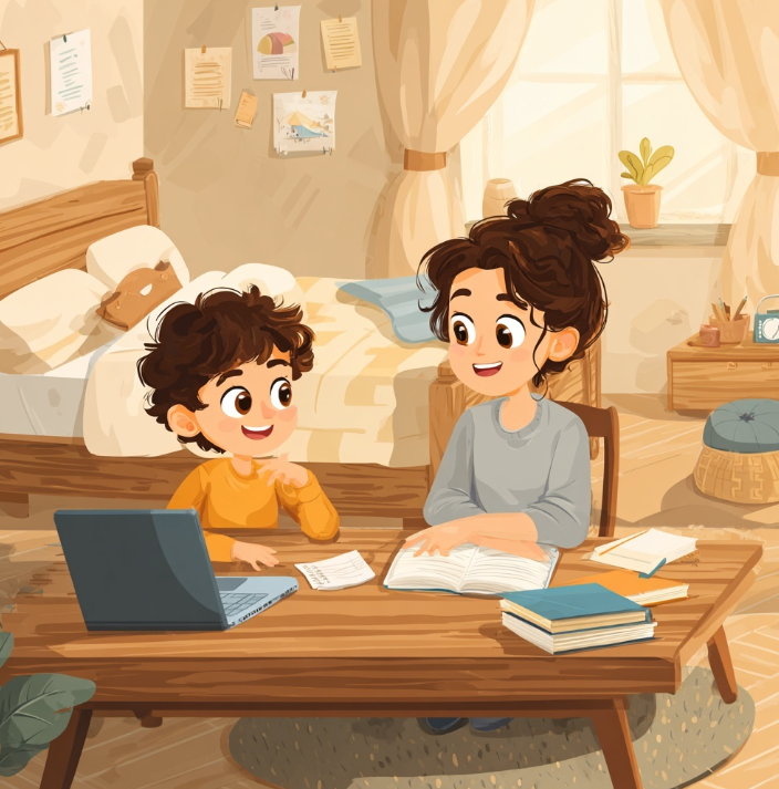 תרגול בעל פה עם ההורים או החברים