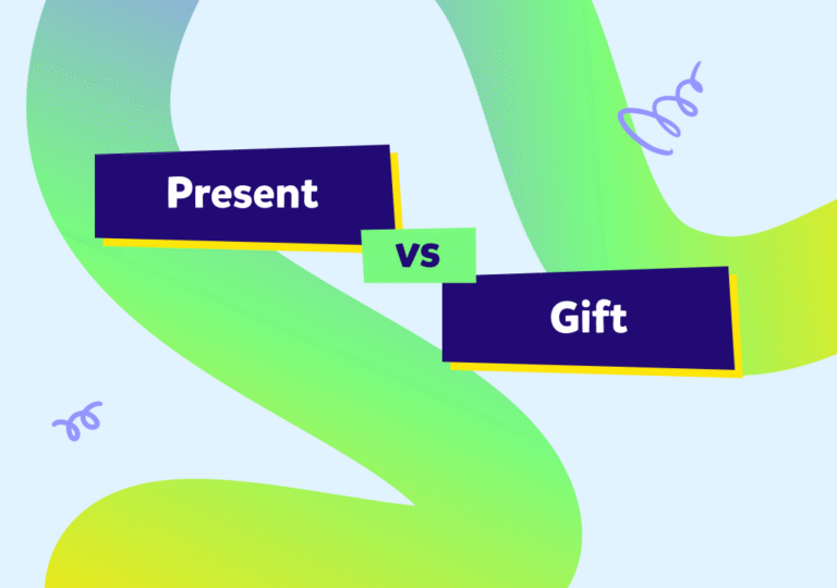 מה המשמעות של Gift ו-Present באנגלית?