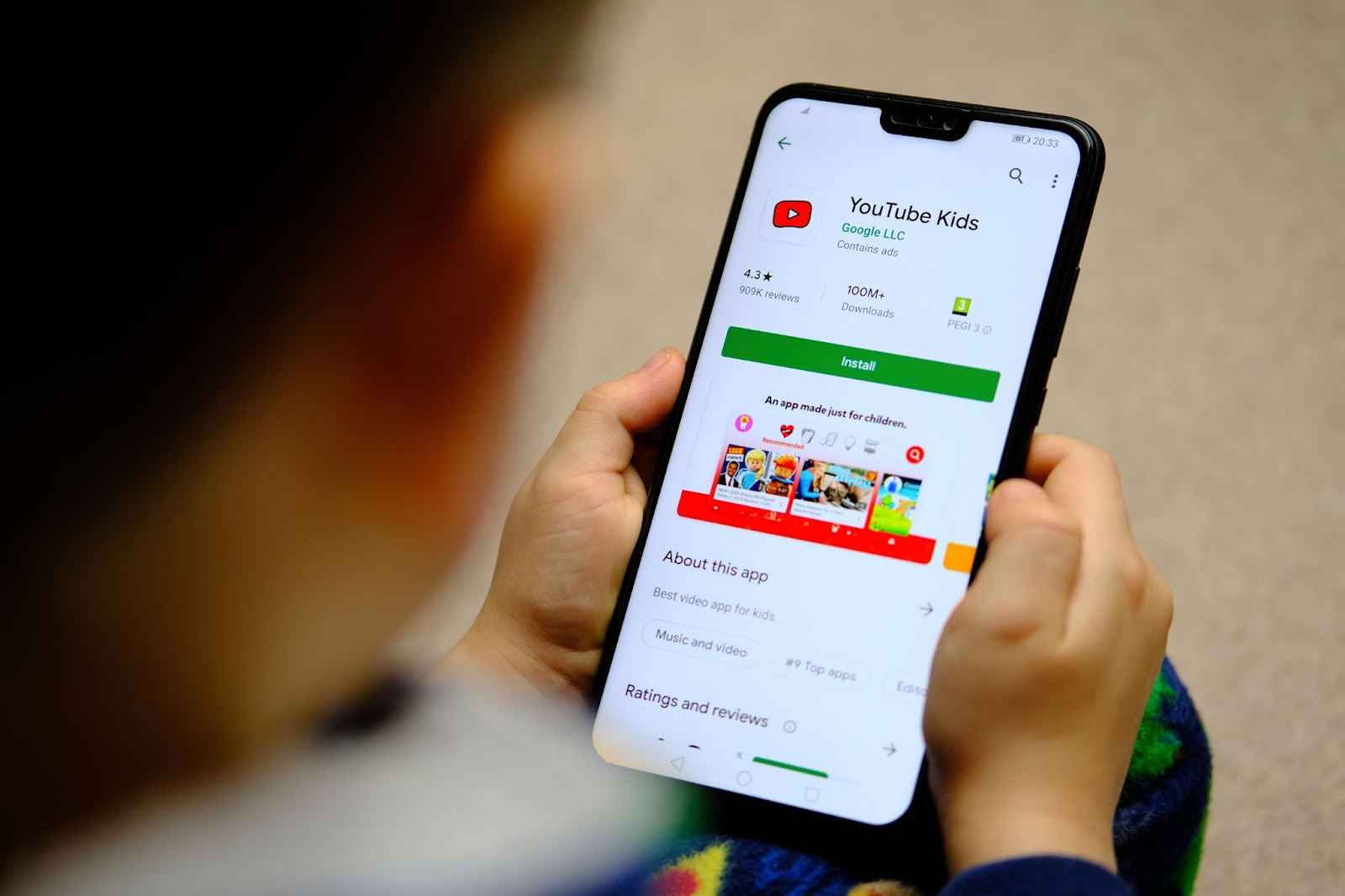 Applicazione YouTube per bambini