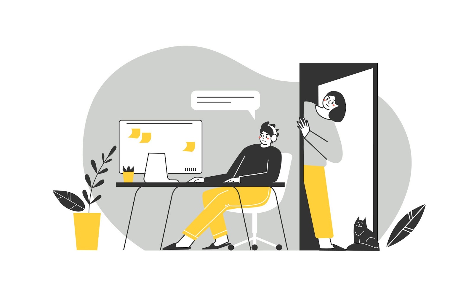 Problemi di relazione tra adolescenti e genitori. Dipendenza dai gadget. Illustrazione