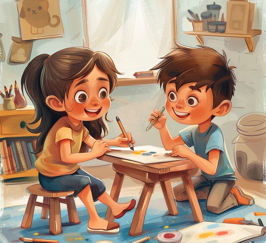 disegni e pittura per i bambini