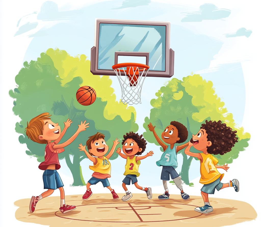 Sport per bambini basket