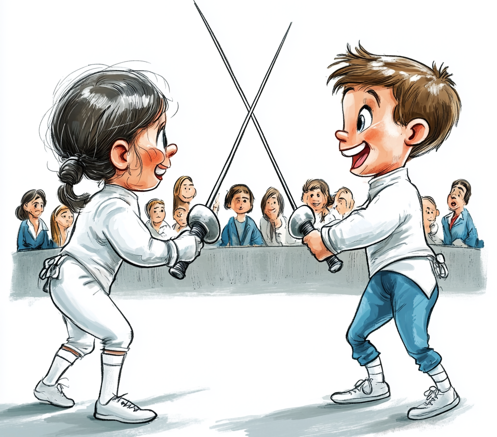 Sport per bambini scherma