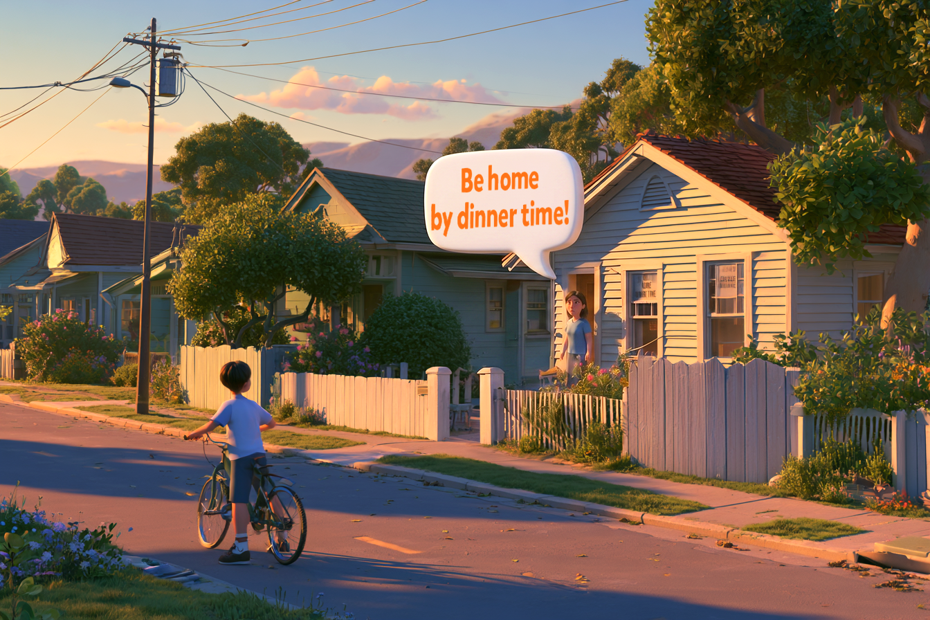 Una mamma dice a un ragazzino di circa 12 o 13 anni: Be home by dinner time! In questo caso By traduzione Entro