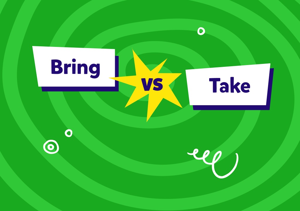 Bring vs Take: Znaczenie, zastosowanie, wyjątki i przykłady w zdaniach