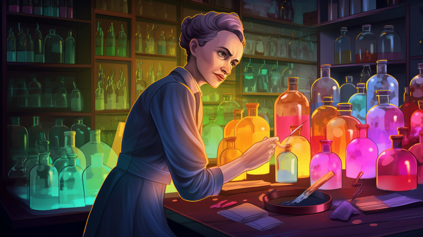 Maria Skłodowska-Curie - ilustracja