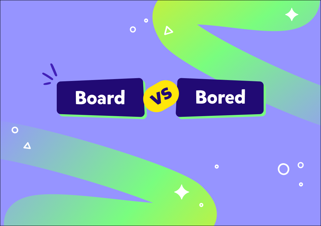 Board i bored po angielsku – czym się różnią?