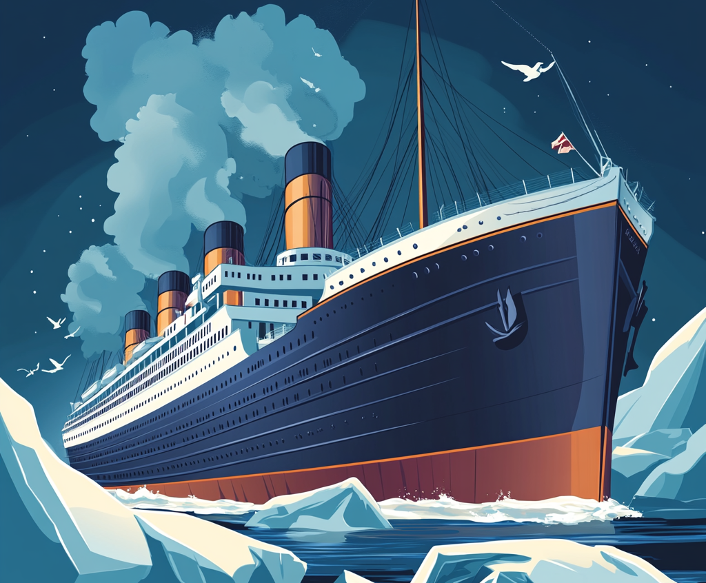 Vaporul Titanic.