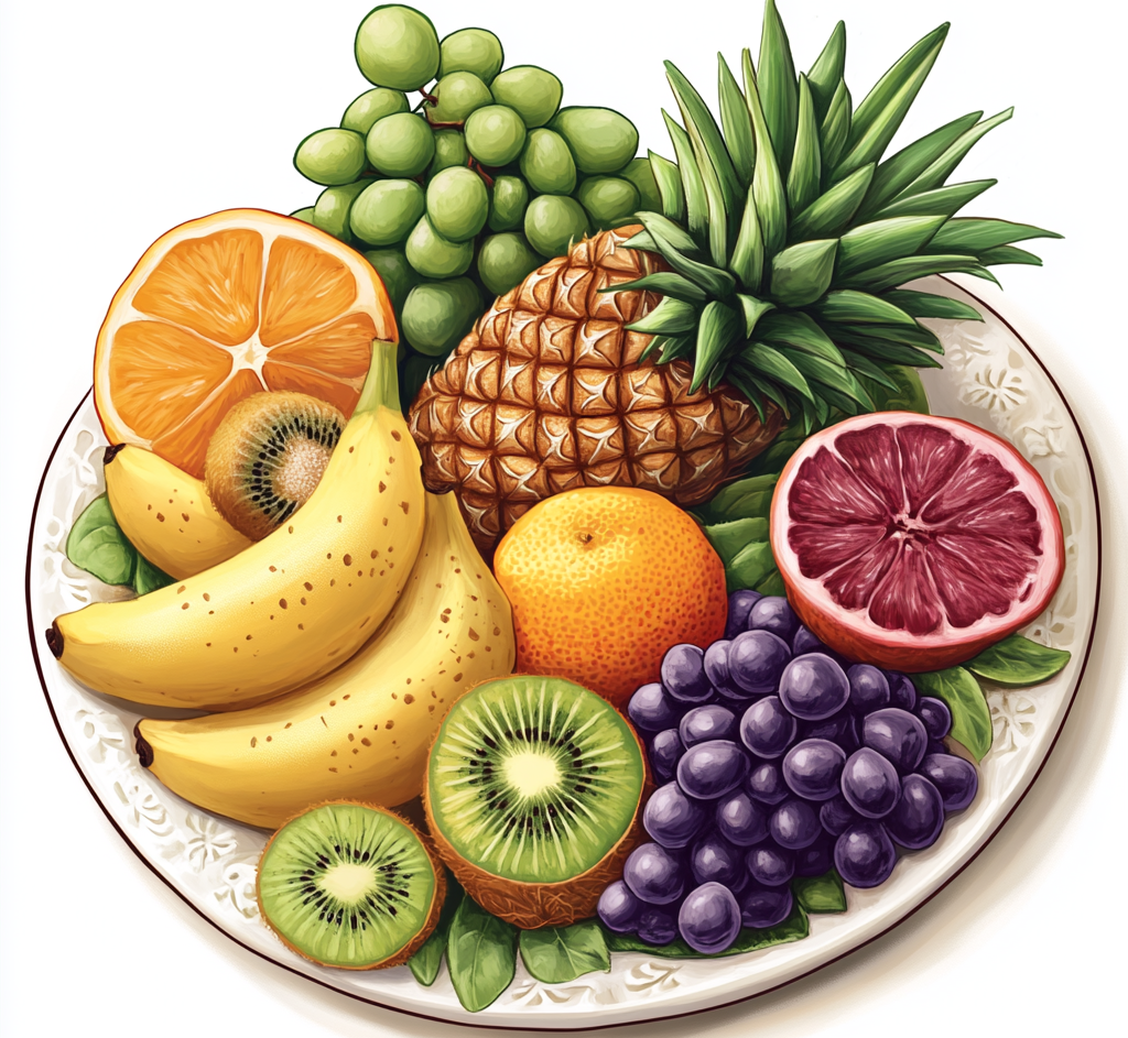 Platou cu fructe