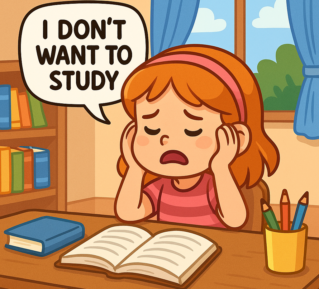 Kid unwilling to study